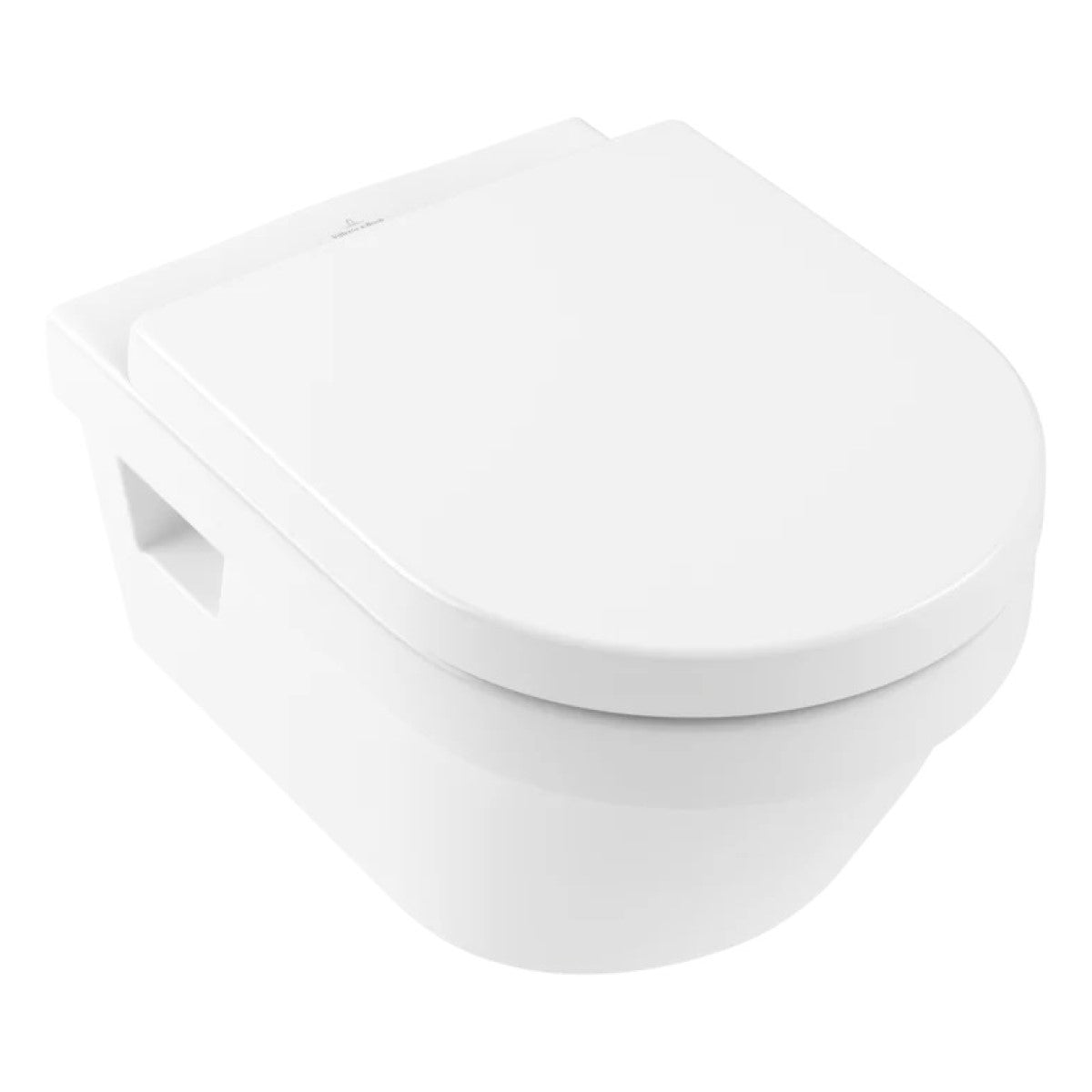 5684HRR1 Villeroy & Boch Architectura Combi-Pack CeramicPlus viseča WC školjka z WC desko s počasnim zapiranjem