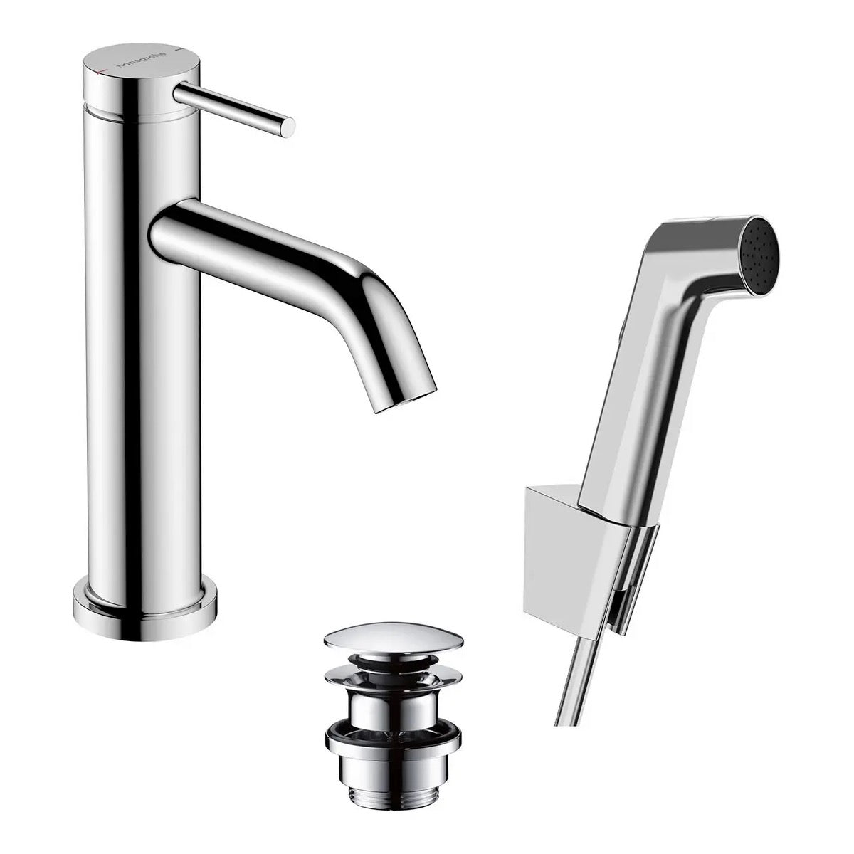 73211000 Hansgrohe Tecturis S 110 ClickClack armatura za umivalnik s higijenskim tuš setom
