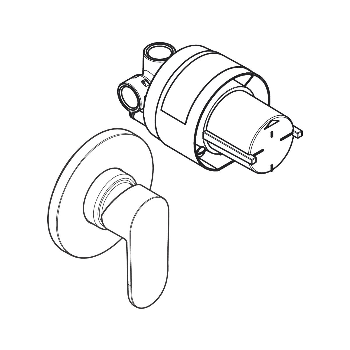 71663000 Hansgrohe Vernis Blend pokrivna plošča