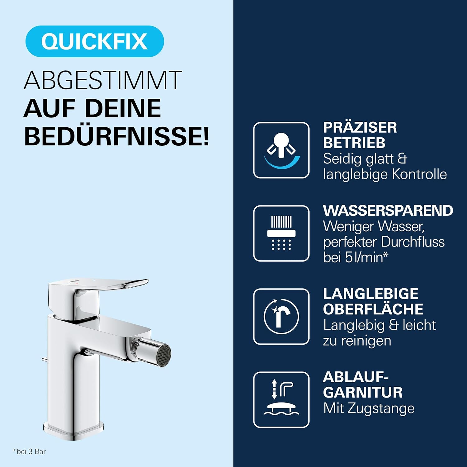 1018770000 Grohe Dice armatura za bide