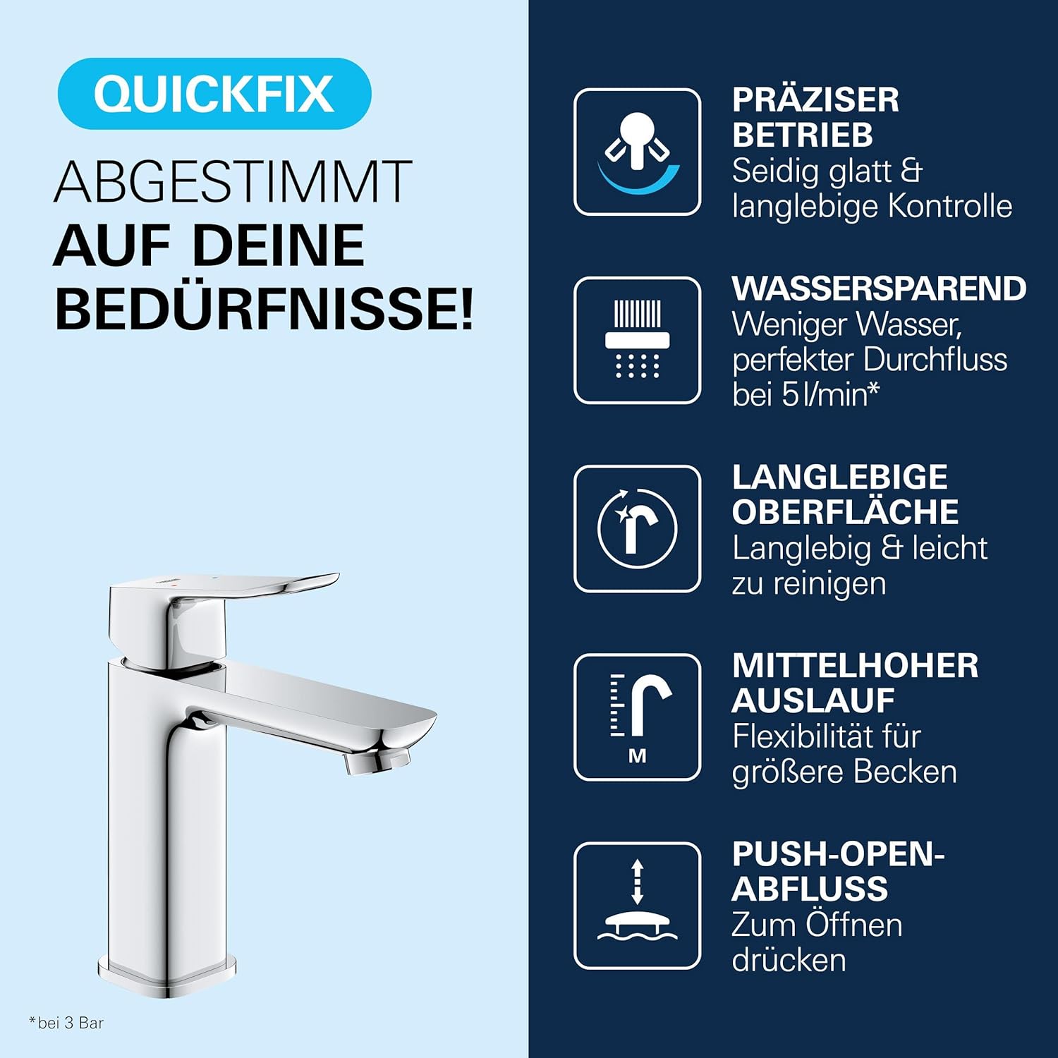 1018330000 Grohe Dice armatura za umivalnik