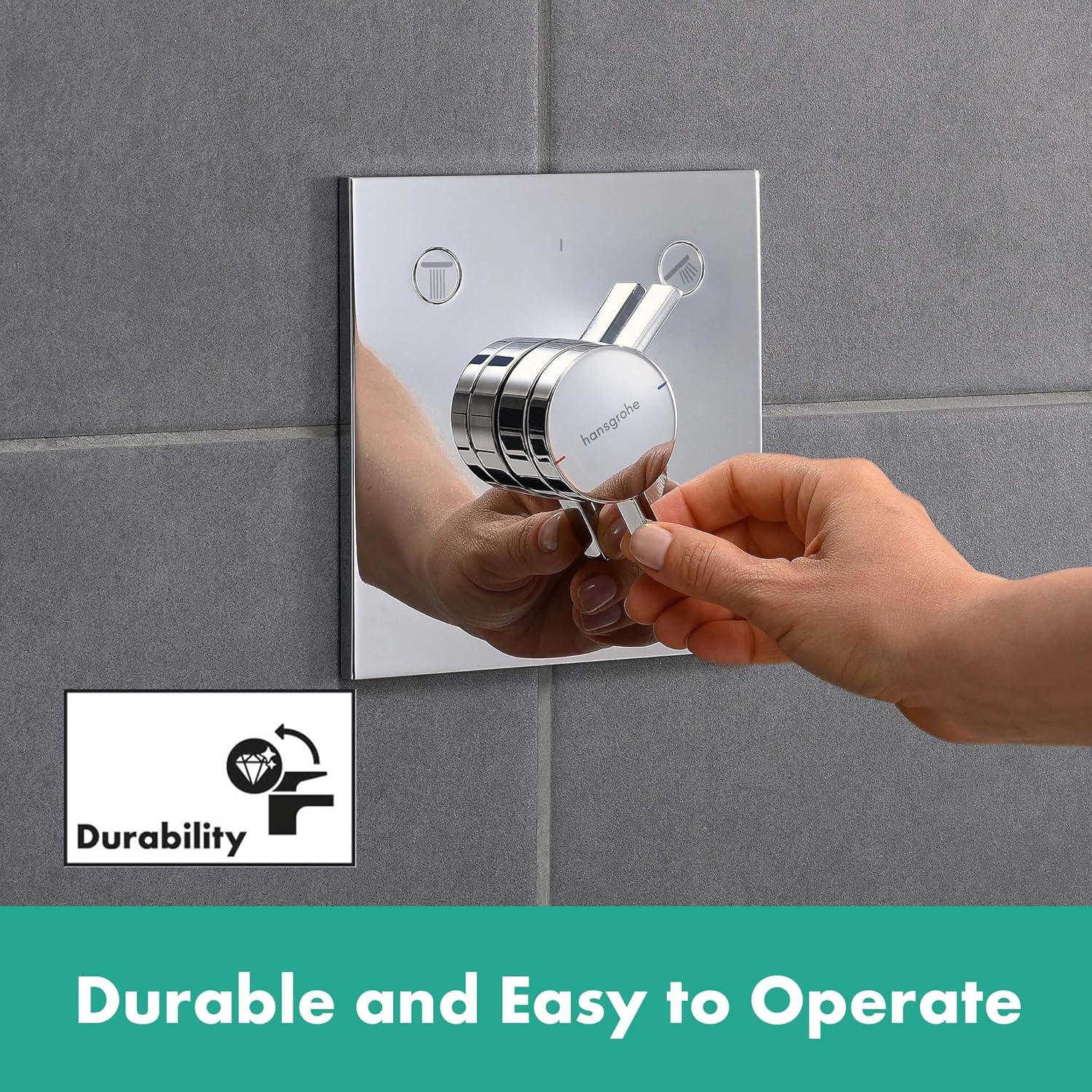 75417700 Hansgrohe DuoTurn E pokrivna plošča