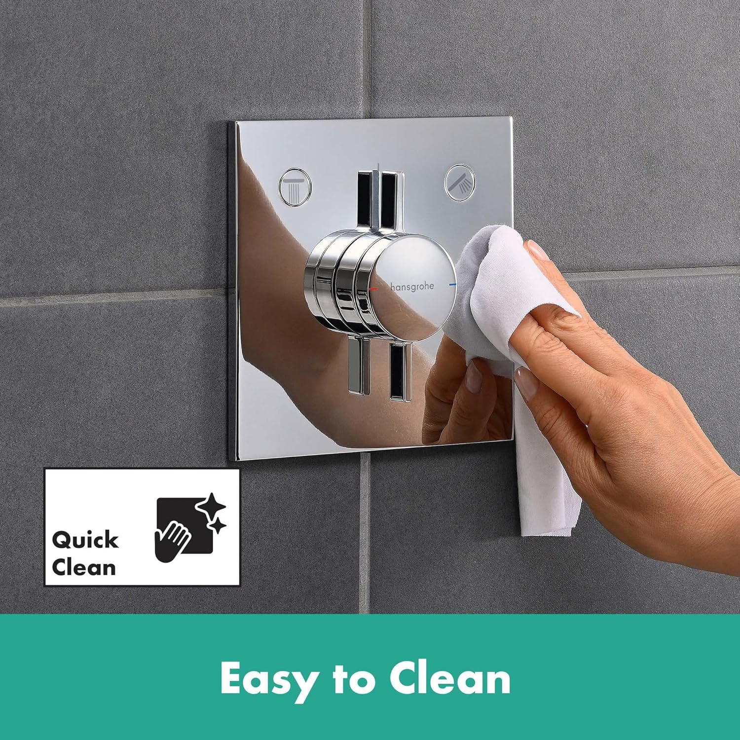75417700 Hansgrohe DuoTurn E pokrivna plošča