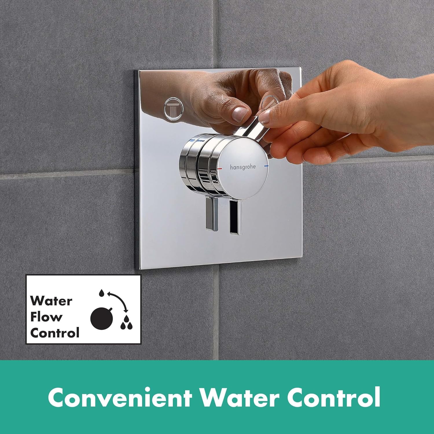 75417700 Hansgrohe DuoTurn E pokrivna plošča