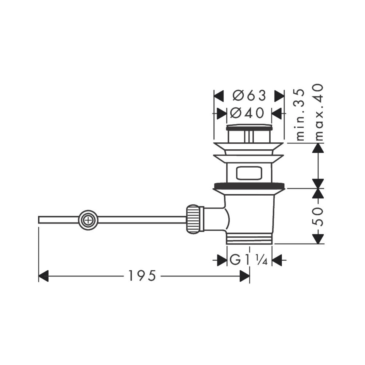 75020000 Hansgrohe Vivenis 110 armatura za umivalnik