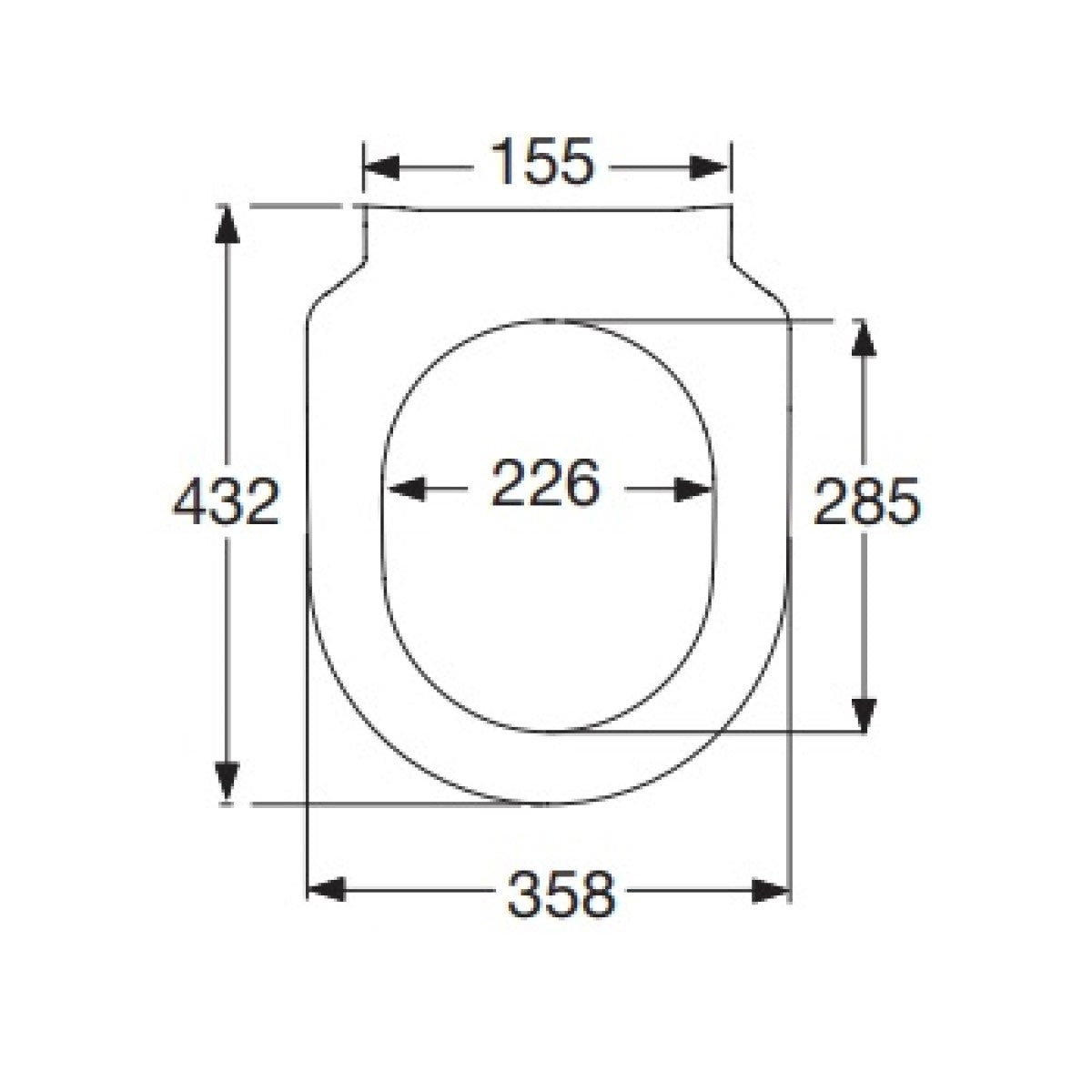 9M65S101 Villeroy & Boch Subway tanka WC deska s počasnim zapiranjem "Soft Close" in "QuickRelease"