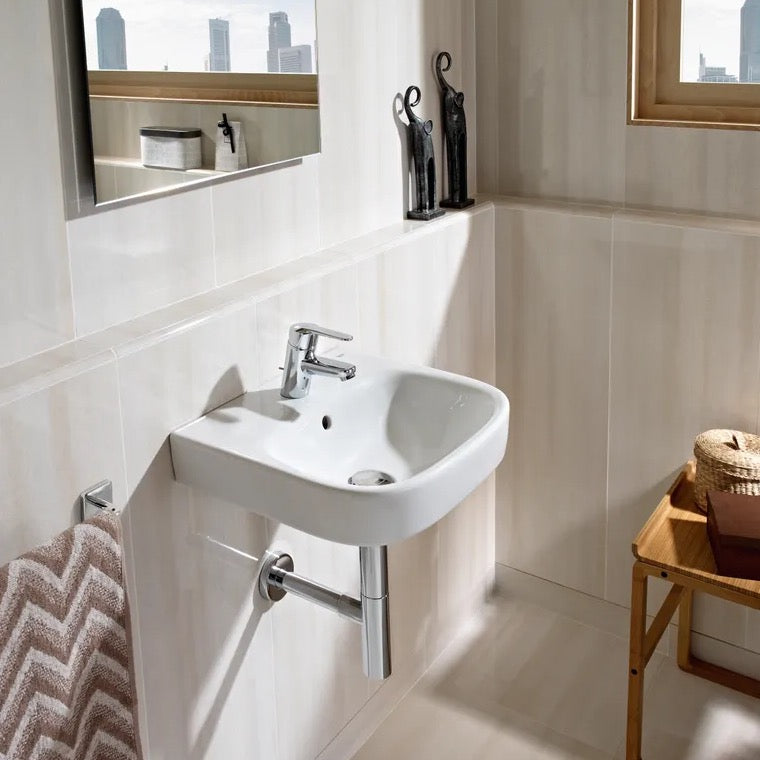 A325994000 Roca Optica 60 x 48 cm stenski keramični umivalnik z odprtino za armaturo