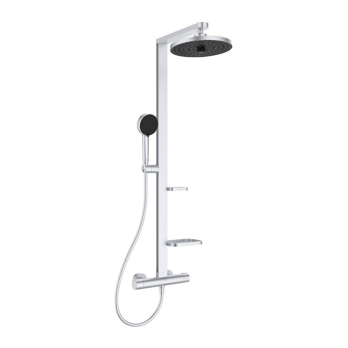 BD583SI Ideal Standard CERATHERM ALU+ stenska termostatska armatura s tuš setom