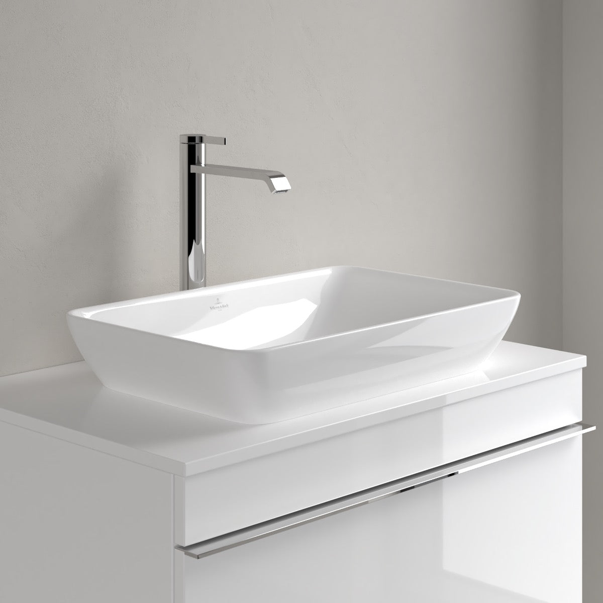 411355R1 Villeroy & Boch Venticello CeramicPlus 55 x 36 cm nadpultni umivalnik brez odprtine za armaturo