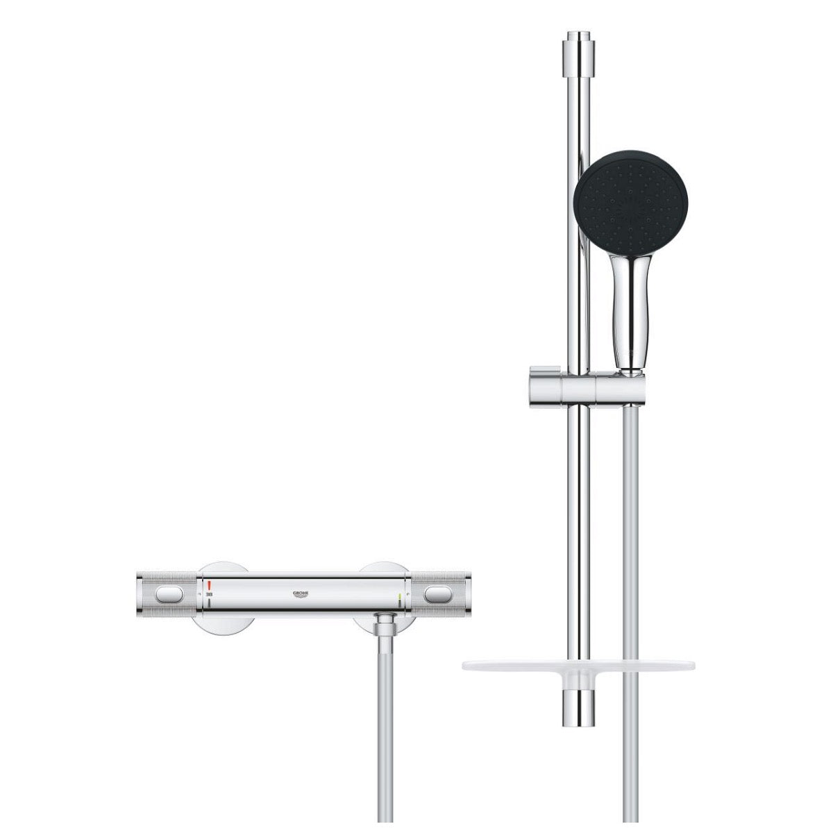 34791001 Grohe Precision Feel stenska termostatska armatura s tuš setom