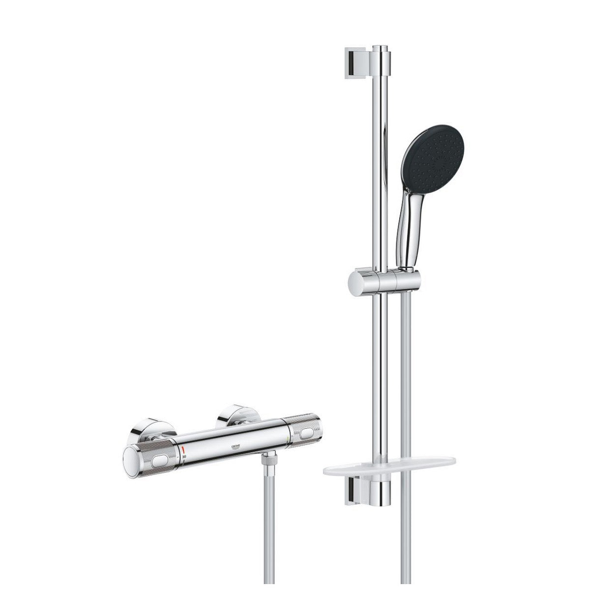 34791001 Grohe Precision Feel stenska termostatska armatura s tuš setom
