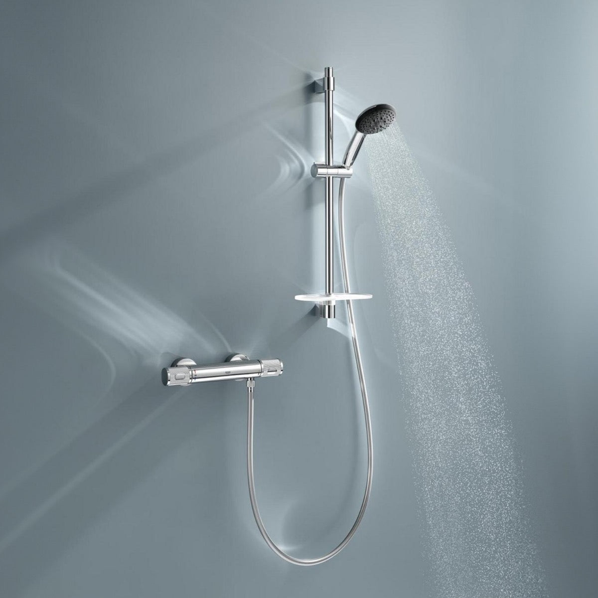 34791001 Grohe Precision Feel stenska termostatska armatura s tuš setom