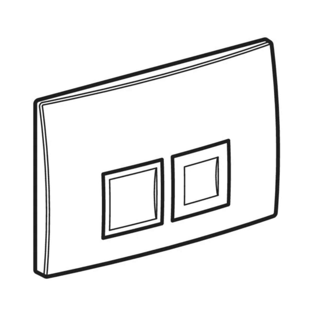 SIKOGESSMD35 Geberit Smyle Square WC školjka s podometnim splakovalnikom Geberit Duofix 458.141.21.1 Delta35