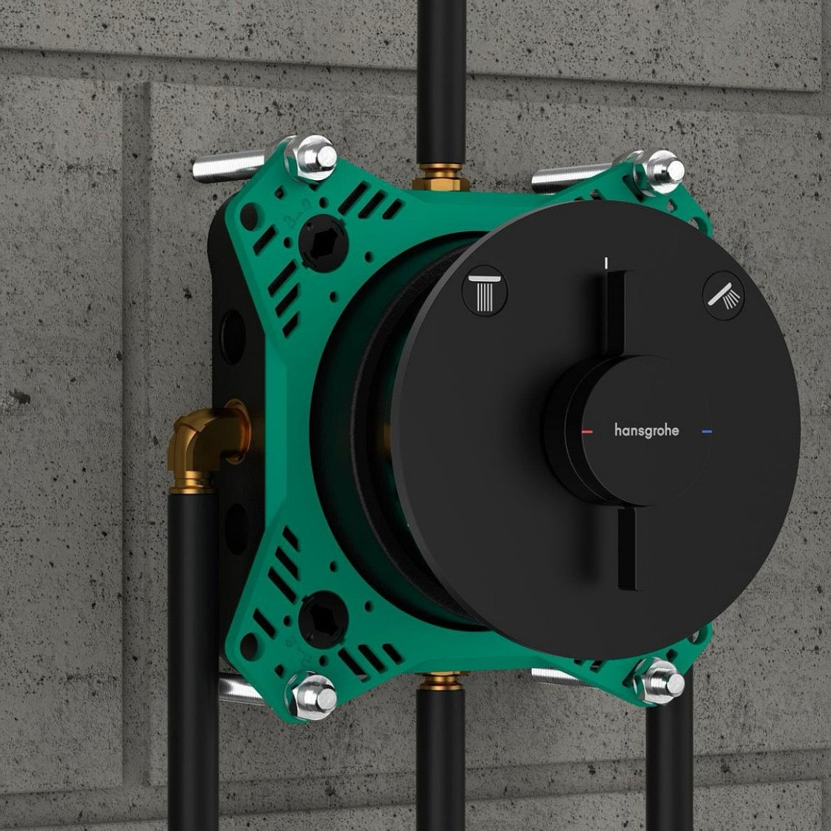 75418670 Hansgrohe DuoTurn S termostatska pokrivna plošča
