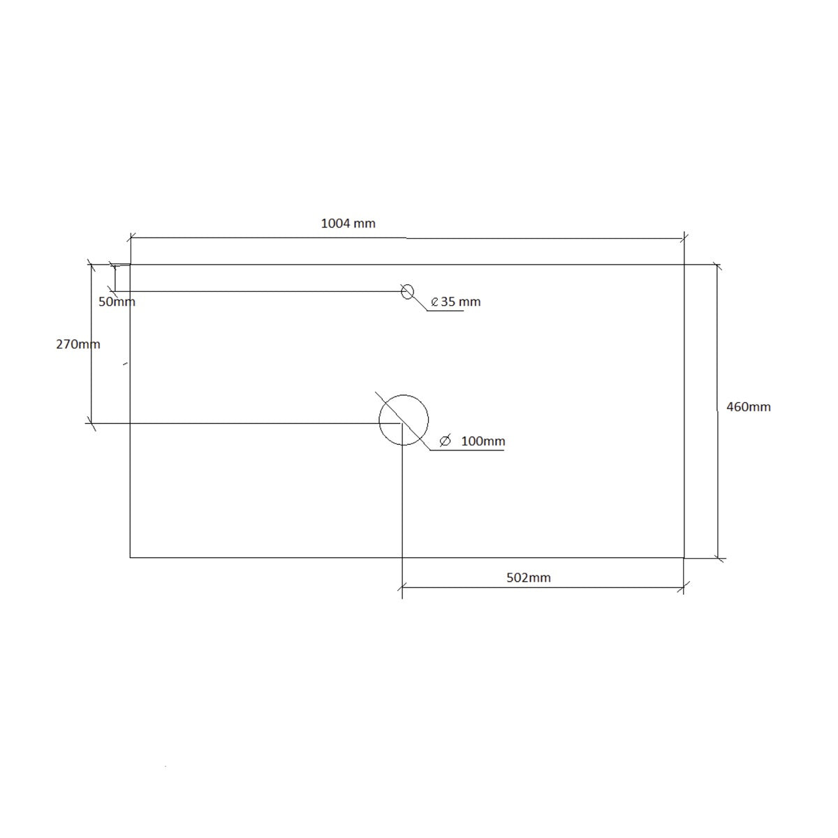 BWAY100WTK SAT B-Way 100x46 cm omarica za umivalnik s pultom iz umetnega kamna