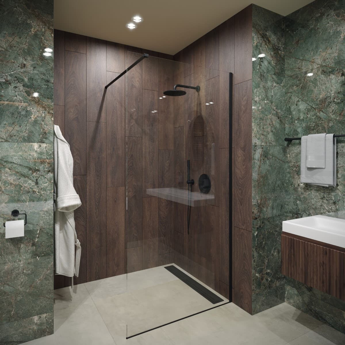KITLIG018NO Paffoni Shower termostatski podometni komplet za tuš
