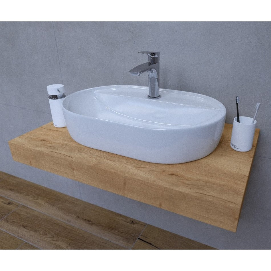 KSETDO1 SAT 80 x 50 cm kopalniški sestav s pultom za umivalnik