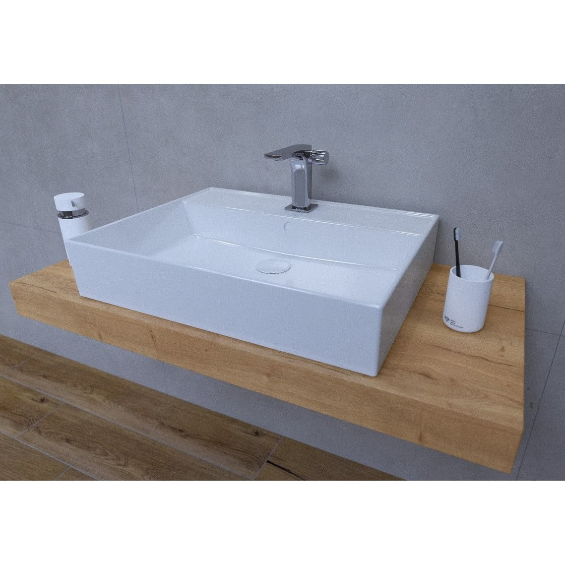 KSETDO11 SAT 100 x 50 cm kopalniški sestav s pultom za umivalnik