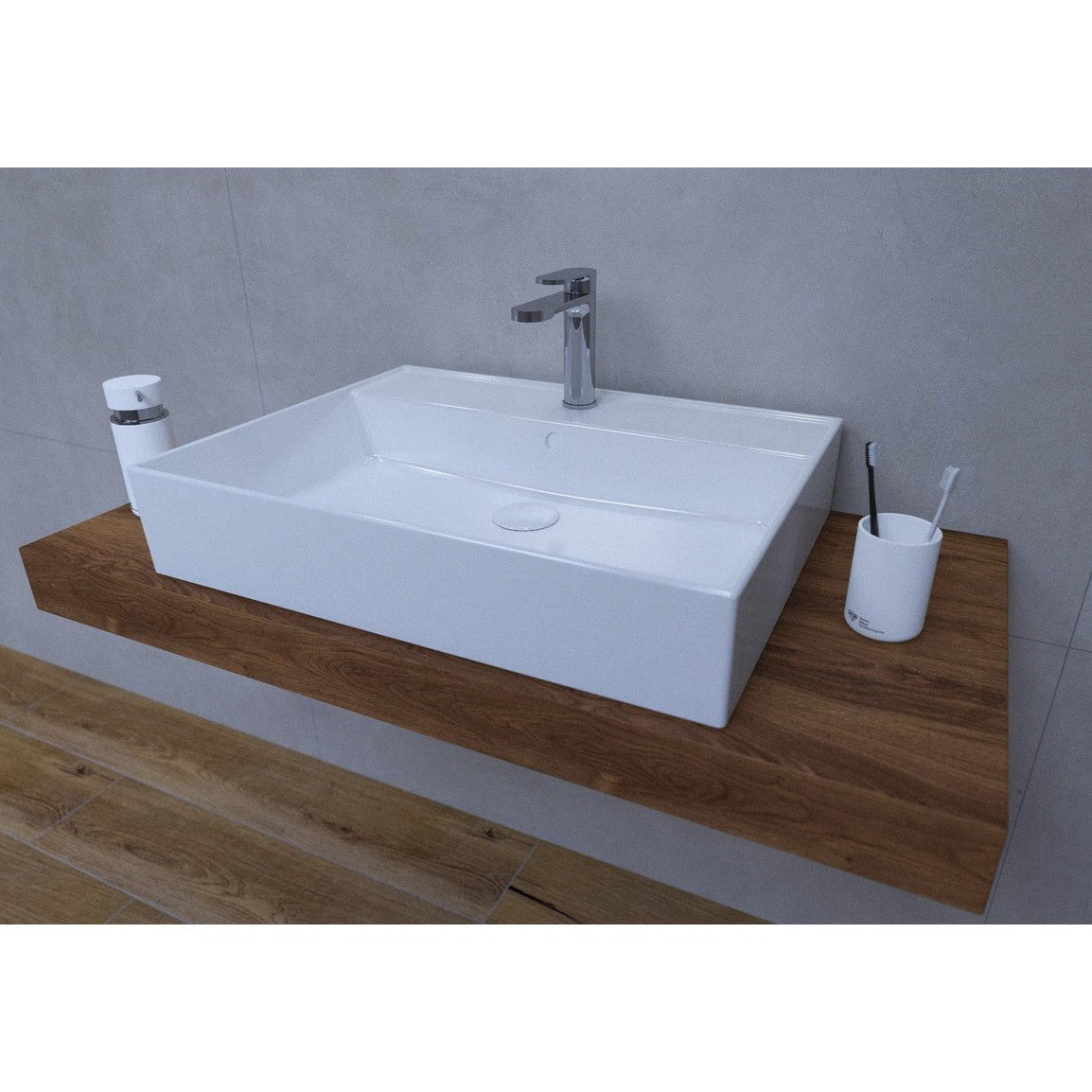 KSETDO13 SAT 100 x 50 cm kopalniški sestav s pultom za umivalnik