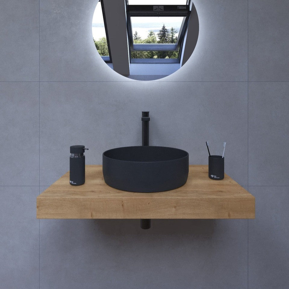 KSETDO9 SAT 80 x 50 cm kopalniški sestav s pultom za umivalnik