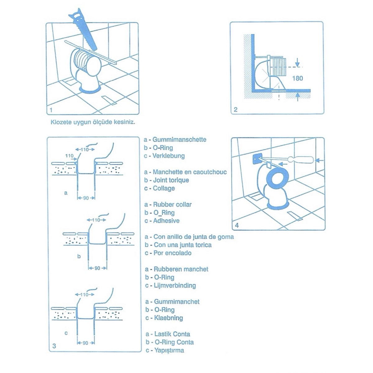 312524 Vitra Vario priključno koleno za WC školjko