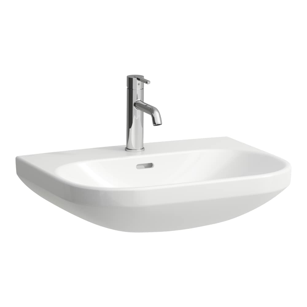 H8110830001041 Laufen Lua 60 x 46 cm stenski keramični umivalnik z odprtino za armaturo