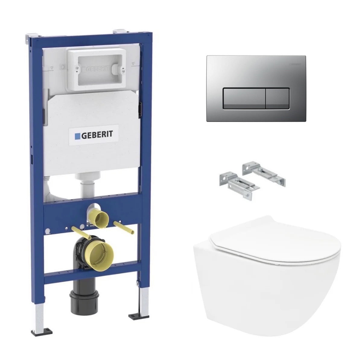 KOGEDSLINEWC01RD50KM S-Line WC školjka s kompletom Geberit Duofix 458.103.00.2 Delta50