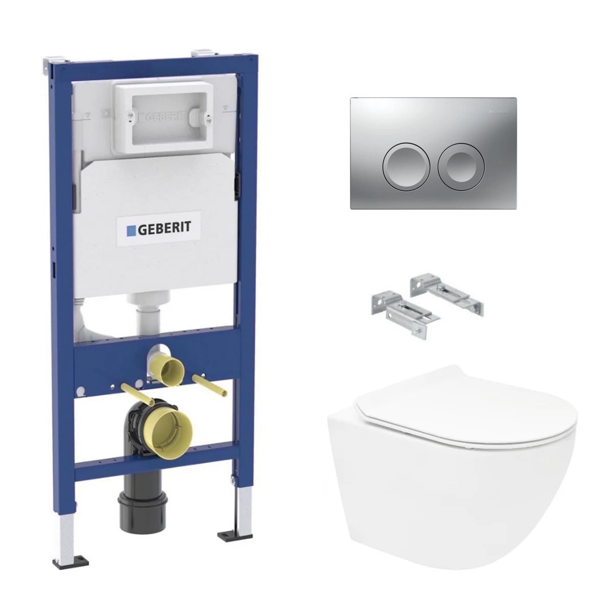 KOGEDSLINEWC01RD25KM S-Line WC školjka s kompletom Geberit Duofix 458.103.00.2 Delta25