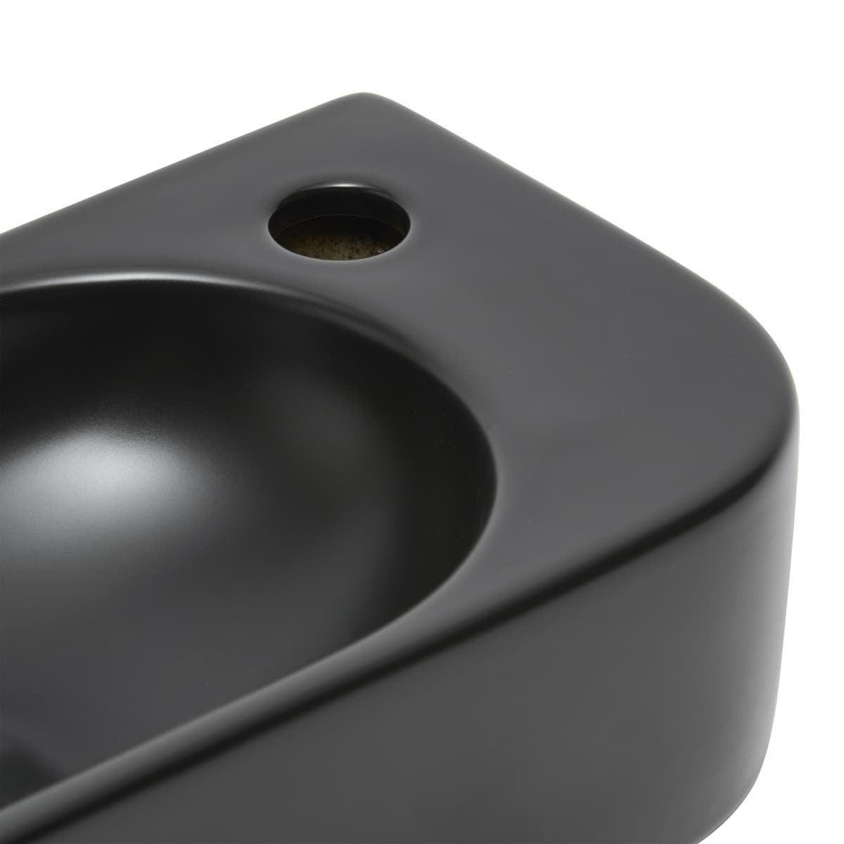 SATINF4021BKM SAT Infinitio 40 x 21,5 cm pravokotni stenski keramični umivalnik