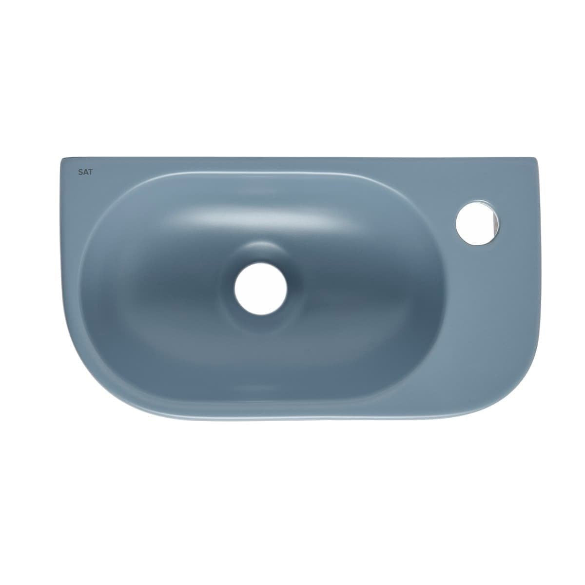 SATINF4021DBLM SAT Infinitio 40 x 21,5 cm pravokotni stenski keramični umivalnik
