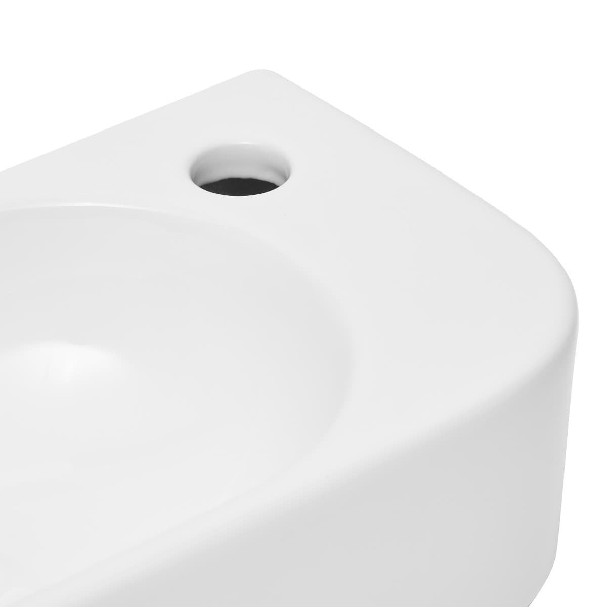 SATINF4021 SAT Infinitio 40 x 21,5 cm pravokotni stenski keramični umivalnik