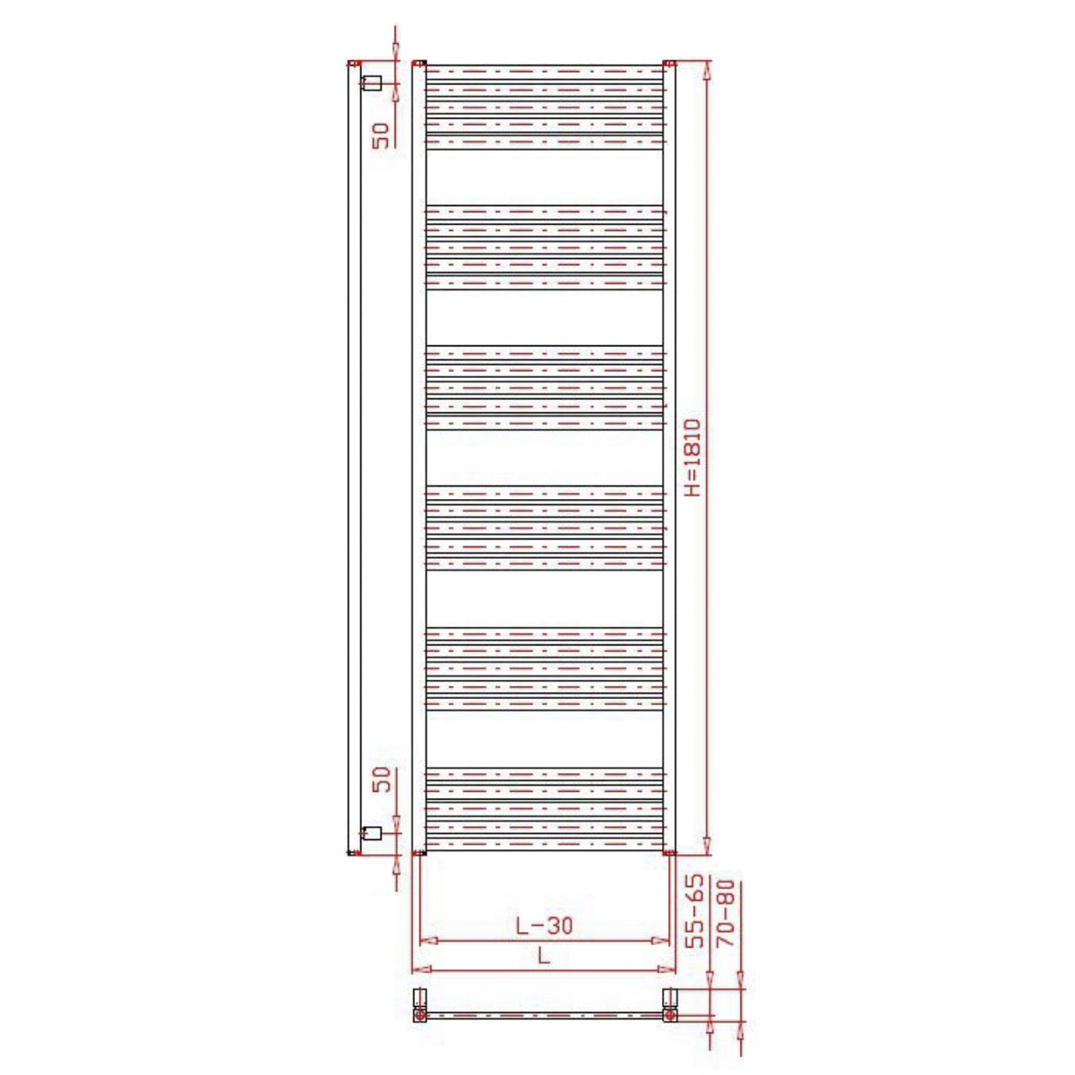 SATRAKH6001800 SAT KH 60 x 180  kopalniški radiator univerzalni