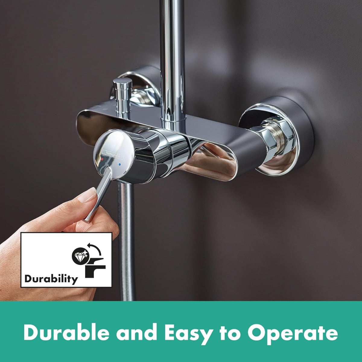 26791000 Hansgrohe Croma Select S 280 stenska armatura s tuš setom