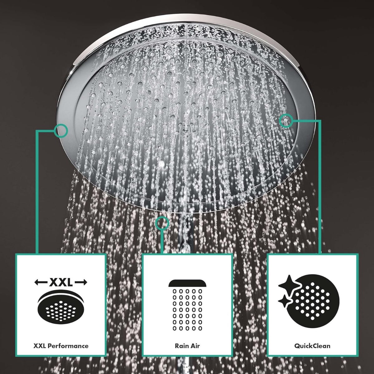 26791000 Hansgrohe Croma Select S 280 stenska armatura s tuš setom