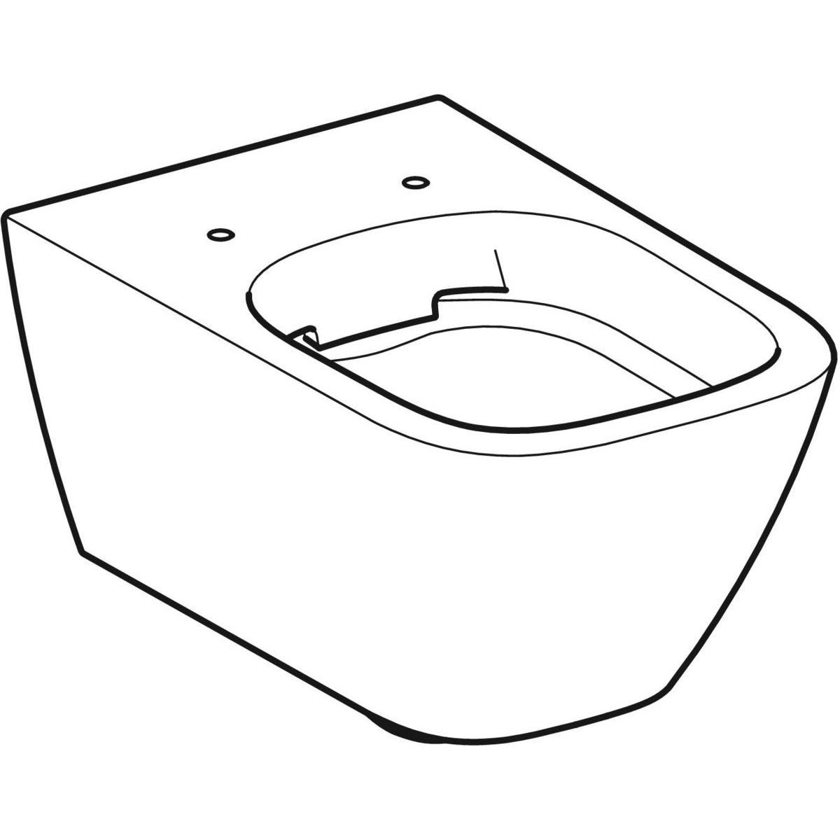 KOGEGESSD25W Geberit Smyle Square WC školjka s podometnim splakovalnikom Geberit Duofix 458.103.00.1 Delta25