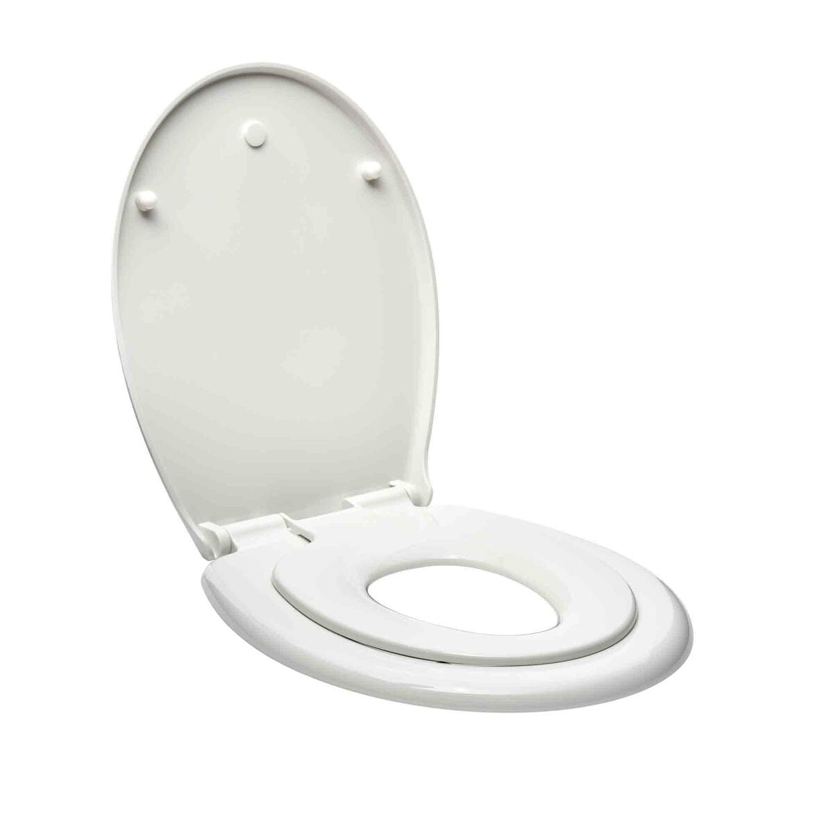 BABYNEW Glacera WC deska s počasnim zapiranjem "Soft Close" & "Easy Lock" z WC sedežem za otroke