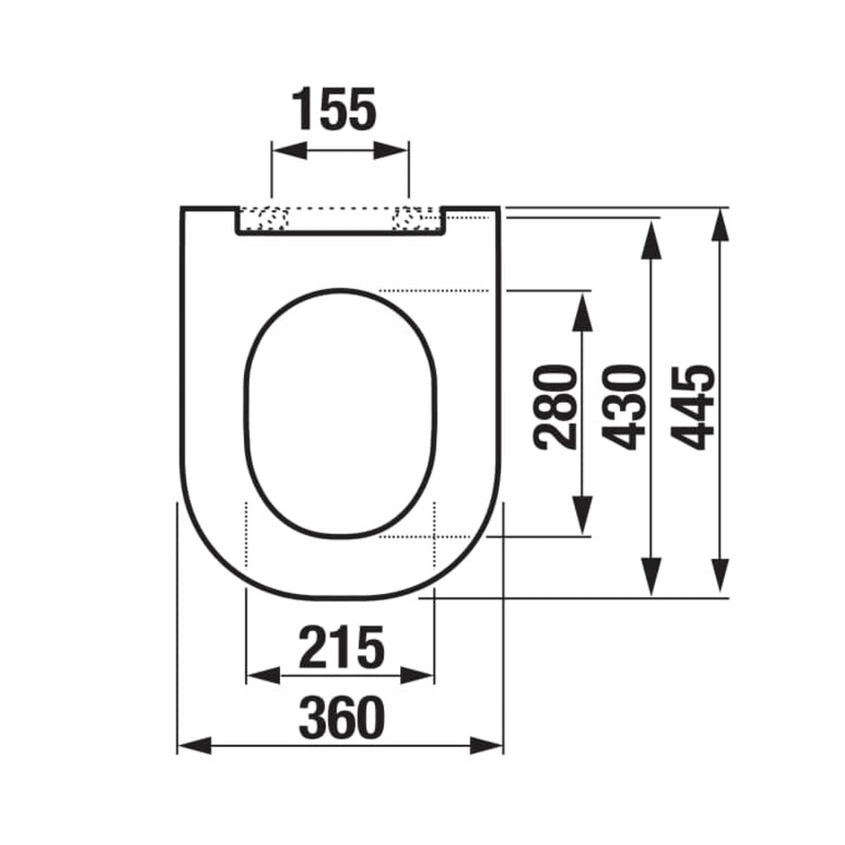 H8917100000631 Jika Mio tanka WC deska