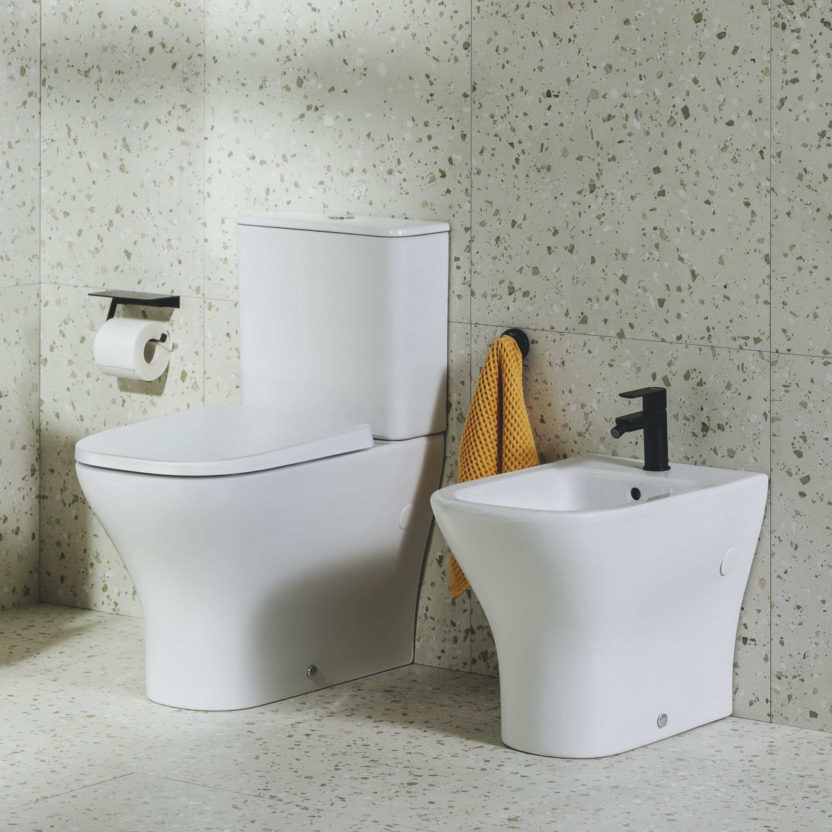 A342V15000SET Roca Optica talna brezrobna WC školjka monoblok