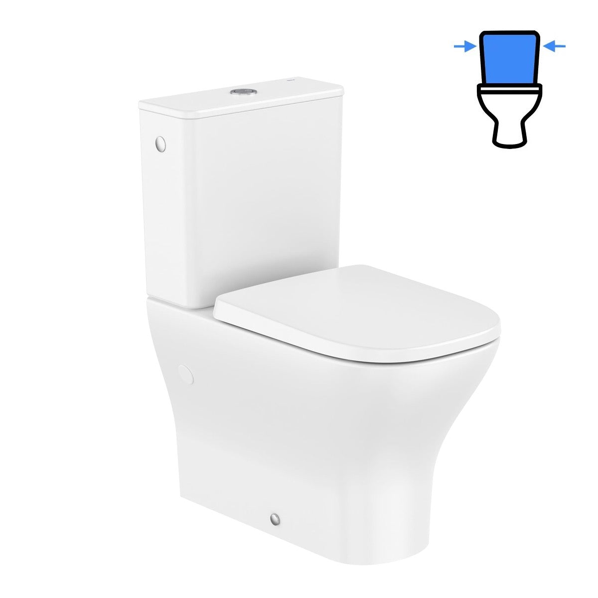 A342V15000SET Roca Optica talna brezrobna WC školjka monoblok