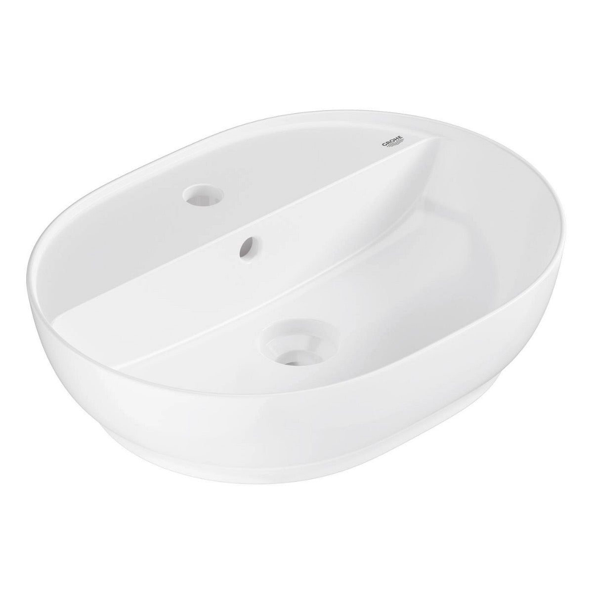 103566SH00 Grohe Essence 50 x 38,5 cm ovalni nadpultni umivalnik z odprtino za armaturo