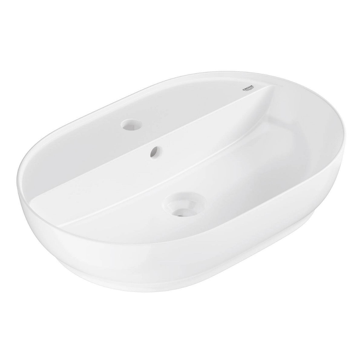 103569SH00 Grohe Essence 60 x 40 cm ovalni nadpultni umivalnik z odprtino za armaturo