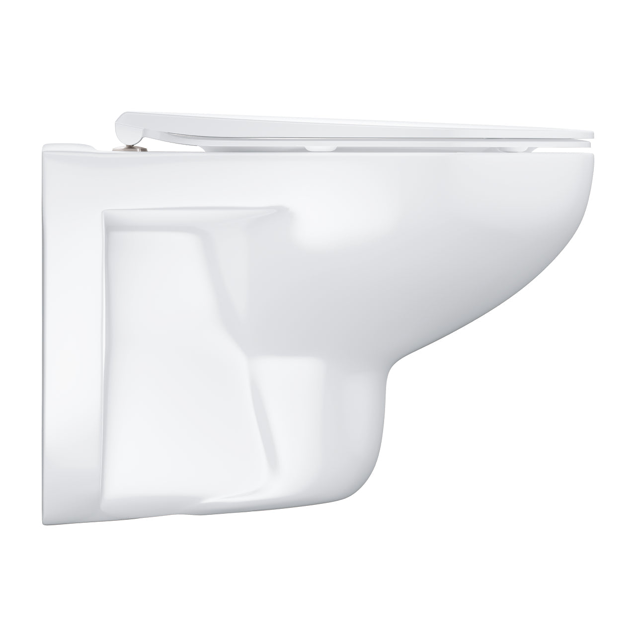 39899000 Grohe Bau Ceramic viseča brezrobna WC školjka z WC desko Slim s počasnim zapiranjem