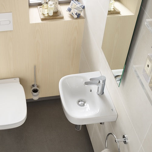 A325998000 Roca Optica 40 x 32 cm stenski keramični umivalnik z odprtino za armaturo