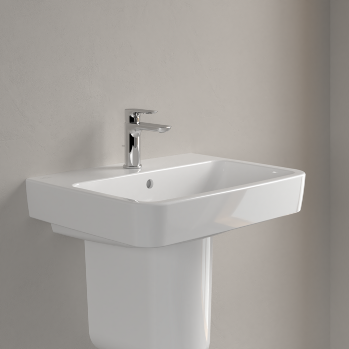 4A416001 Villeroy & Boch O.Novo 60 x 46 cm keramični umivalnik z odprtino za armaturo