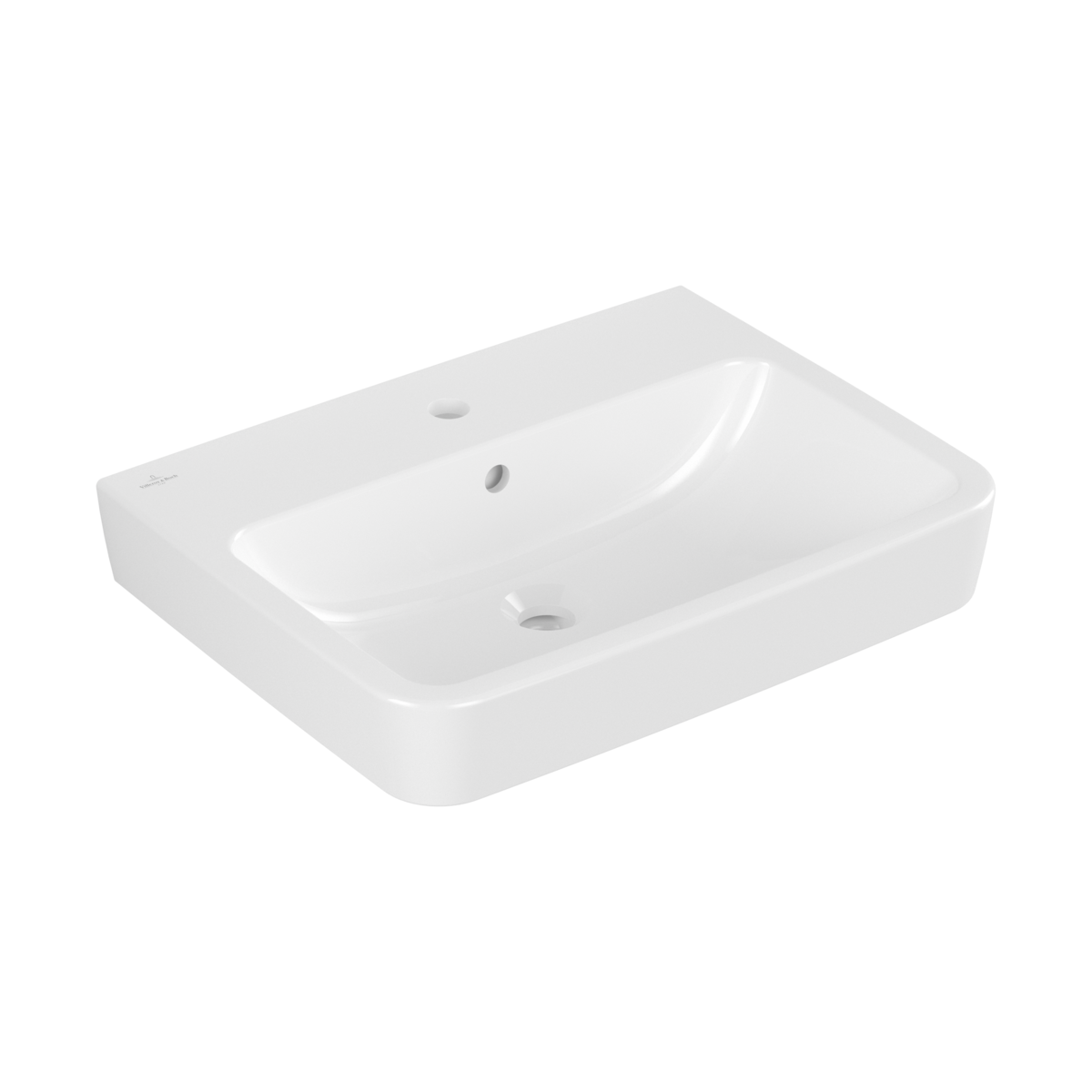 4A416001 Villeroy & Boch O.Novo 60 x 46 cm keramični umivalnik z odprtino za armaturo