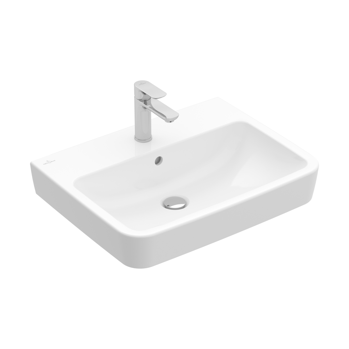 4A416001 Villeroy & Boch O.Novo 60 x 46 cm keramični umivalnik z odprtino za armaturo