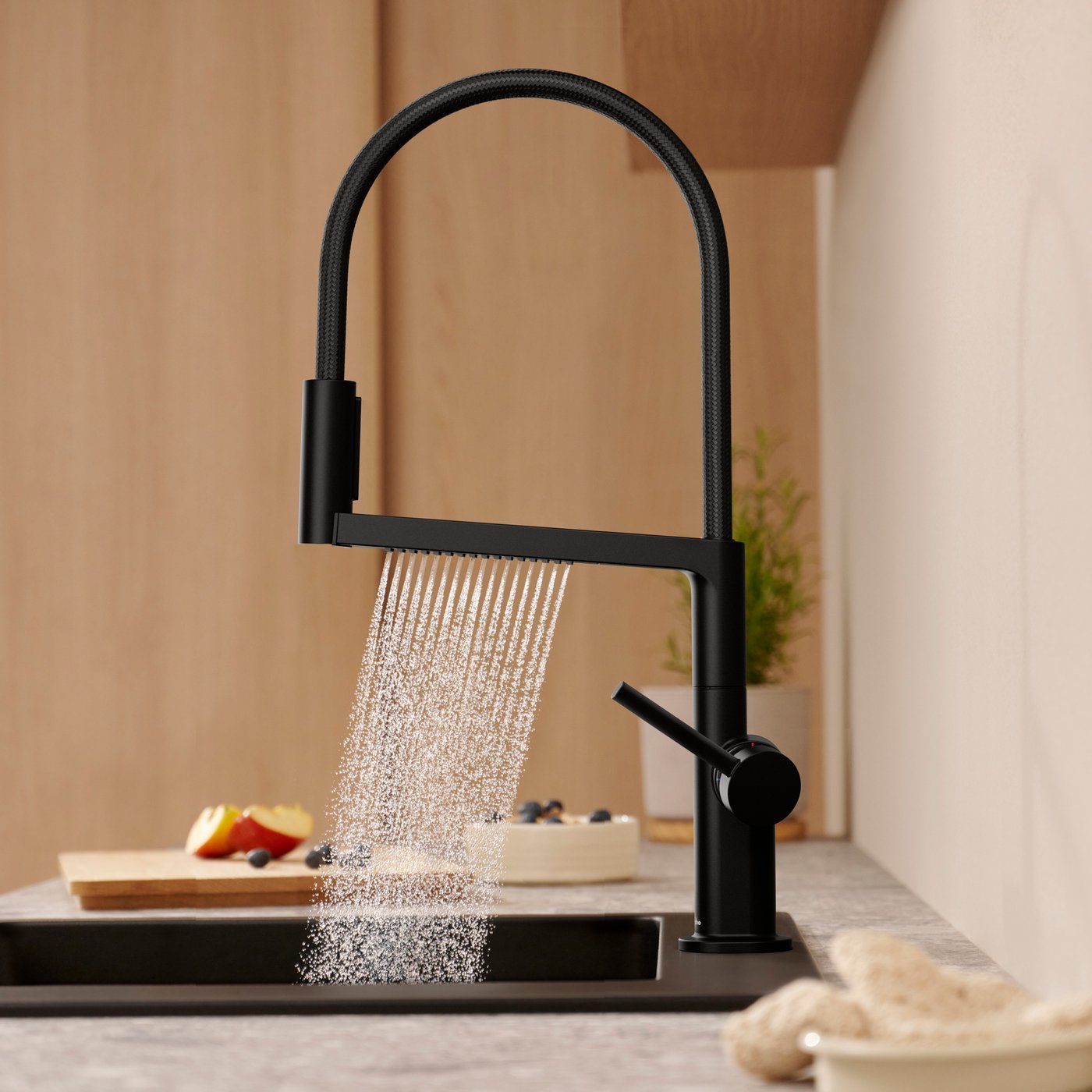 72861670 Hansgrohe Talis Select M54 PowderSpray vrtljiva kuhinjska armatura