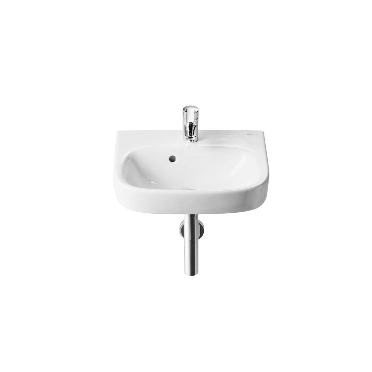 A325998000 Roca Optica 40 x 32 cm stenski keramični umivalnik z odprtino za armaturo