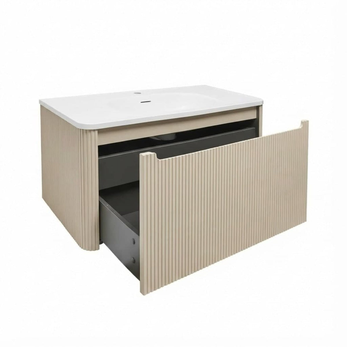 AUSTEN80CB Naturel Austen 79 x 47 cm umivalnik z omarico
