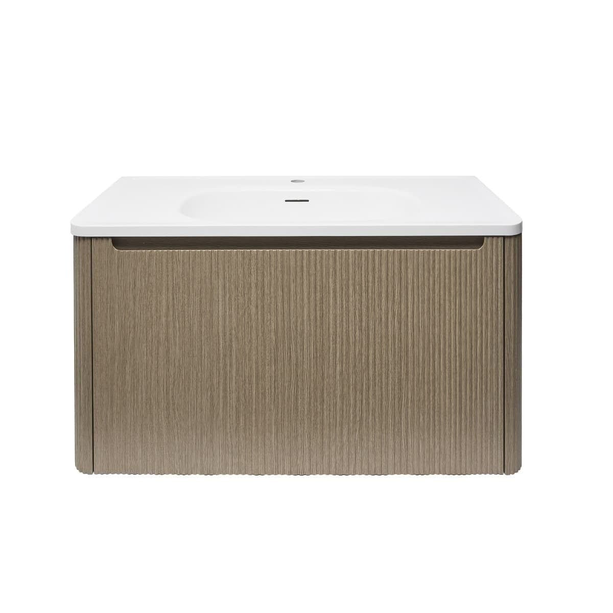 AUSTEN80LP Naturel Austen 79 x 47 cm umivalnik z omarico